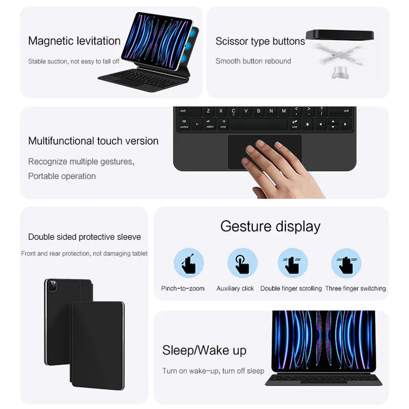 Magic Keyboard with TouchPad REINA.