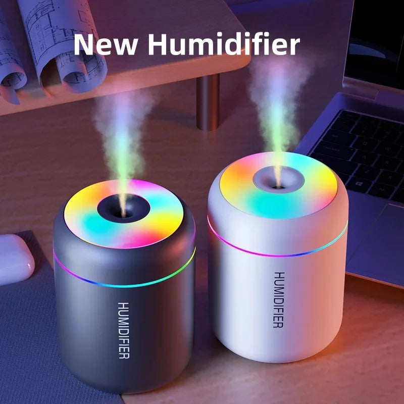 180ML Mini Air Humidifier USB Electric Aroma Diffuser Essential Oil Purifier Aromatherapy Mist Maker Lights For Car Home Bedroom REINA.